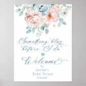 Poster Quelque chose de bleu avant de faire une accueilla (Devant)