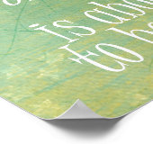 Poster Quelque Chose De Merveilleux Citation Positive Aff (Coin)