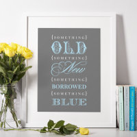 Quelque chose de vieux, de neuf, emprunté, de bleu