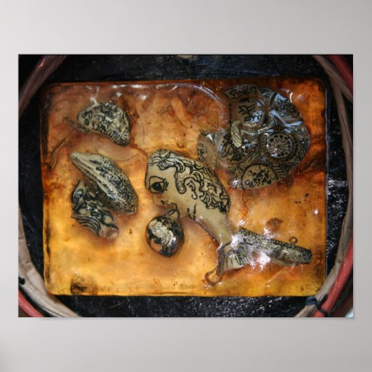 Poster Quelque chose d'étrange attrapé dans l'affiche en  (Devant)