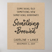 Poster Quelque Chose Emprunté, Quelque Chose Brassé Fête  (Devant)