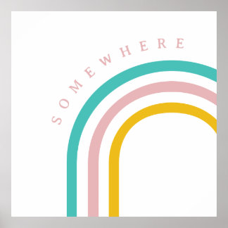 Poster Quelque part au-dessus de l'arc en ciel