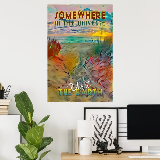 Poster Quelque part dans l'univers (Bureau à domicile)