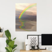 Poster Quelque part sous l'arc-en-ciel (Bureau à domicile)