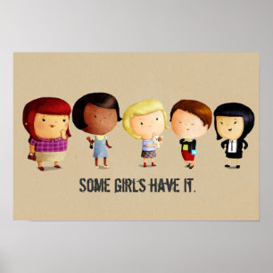 Poster Quelques filles de culture secondaire