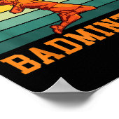 Poster Quelqu'Un A Dit Badminton (Coin)