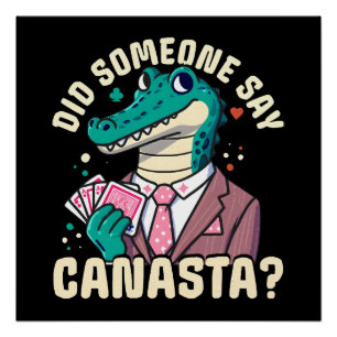 Poster Quelqu'Un A Dit Canasta