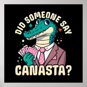 Poster Quelqu'Un A Dit Canasta