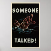 Poster Quelqu'Un A Parlé (Devant)