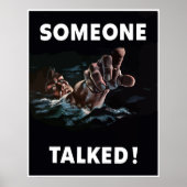 Poster Quelqu'un a parlé — Frontière (Devant)