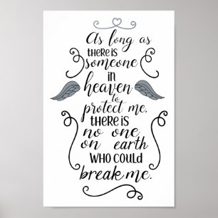 Poster Quelqu'un au Ciel pour me protéger