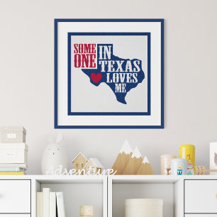 Poster Quelqu'un au Texas m'aime