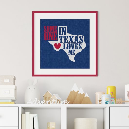 Poster Quelqu'un au Texas m'aime