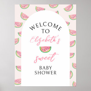 Poster Quelqu'un de doux est en route, Baby shower, Douce