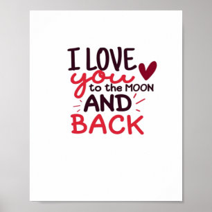 Poster Quelqu'un de Spécial Je T'Aime Jusqu'à La Lune Et