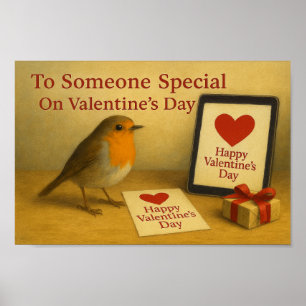 Poster Quelqu'un de Spécial le jour de la Saint-Valentin 