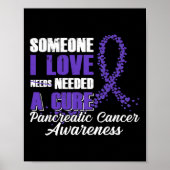 Poster Quelqu'Un Que J'Aime A Besoin D'Un Cancer Pancréat (Devant)