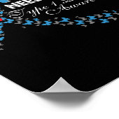 Poster Quelqu'Un Que J'Aime A Besoin D'Un Traitement T1D (Coin)