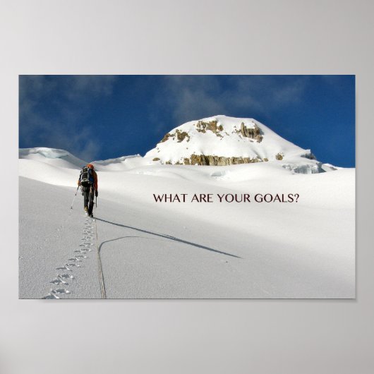 Poster Quels sont vos objectifs ? (Devant)