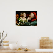 Poster Quentin Matsys - Amateurs jumelés (Cuisine)