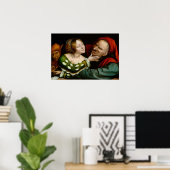 Poster Quentin Matsys - Amateurs jumelés (Bureau à domicile)