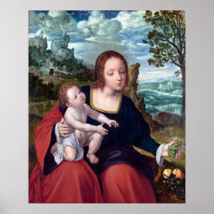 Poster Quentin Matsys Le repos dans la fuite vers l'Egypt