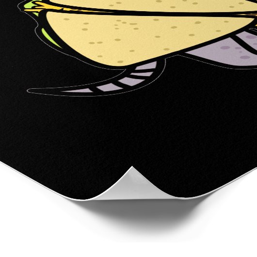 Poster Quesa-Dillo Funny Quesadilla Pun Dark BG (Coin)