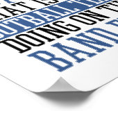 Poster Qu'Est-Ce Que La Drumline De L'Équipe De Football (Coin)