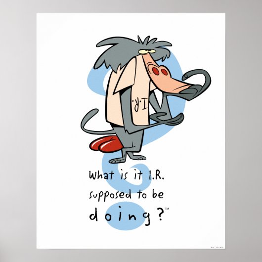 Poster Qu'est-ce que la R.I. est censée faire?™ (Devant)