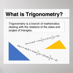 Poster Qu'est-ce que la Trigonométrie ?