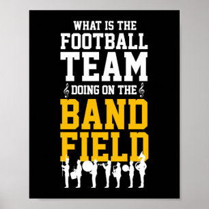 Poster Qu'est-ce que le drumline de terrain de l'équipe d