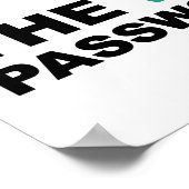 Poster Qu'est-ce que le mot de passe WIFI drôle (Coin)