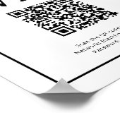 Poster Qu'est-ce que le Wifi ? Signe pour location de vac (Coin)