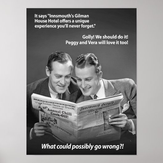 Poster Qu'est-ce qui pourrait mal tourner dans Innsmouth  (Devant)