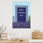 Poster Qu'est-ce qui vous arrête. Motivation (Cuisine)