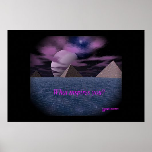 Poster Qu'est-ce qui vous inspire ? (Devant)