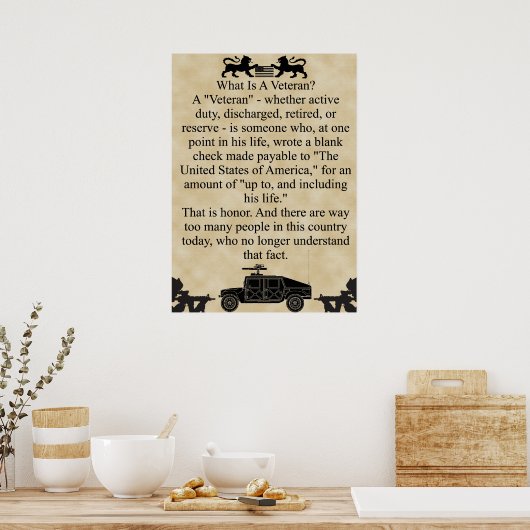 Poster Qu'est-ce qu'un ancien combattant ? (Cuisine)