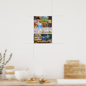 Poster Qu'est-ce qu'une réaction chimique (Cuisine)