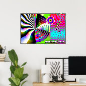 Poster QUEST LIBERTÉ ( vous pouvez modifier les mots ) (Bureau à domicile)