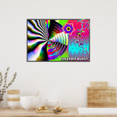 Poster QUEST LIBERTÉ ( vous pouvez modifier les mots ) (Cuisine)