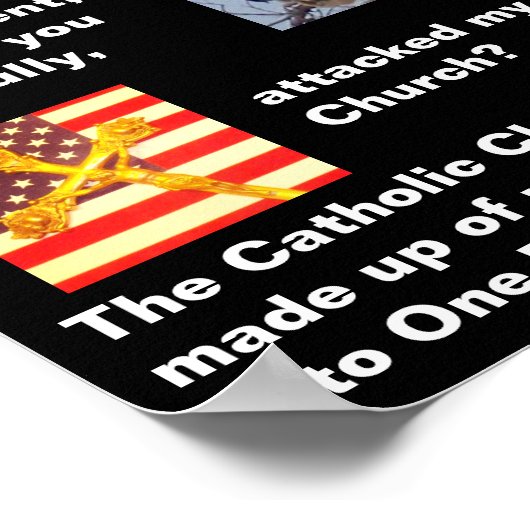 Poster Question à l'affiche du président (Coin)