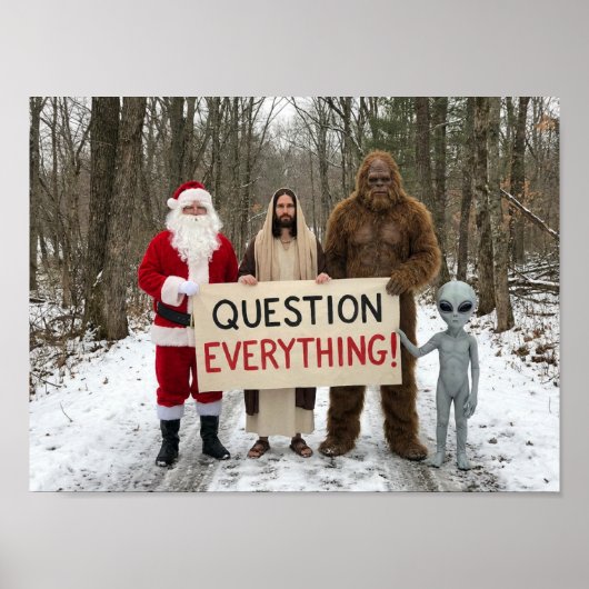 Poster Question Everything (Devant)