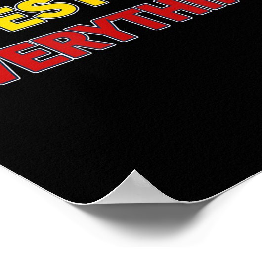 Poster Question Everything Bold Tygraphy Graphic  (Coin)