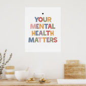 Poster Questions de santé mentale (Cuisine)