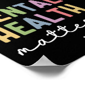 Poster Questions de santé mentale | Sensibilisation à la (Coin)