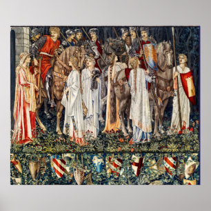 Poster Quête pour le Saint Graal, Armement, Départ des Ch