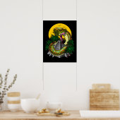Poster Quetzalcoatl Aztec Serpent Dieu (Cuisine)