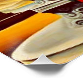 Poster Quetzalcoatl est assis sur son trône (Coin)