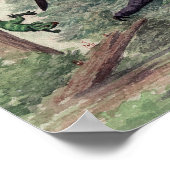 Poster Quetzalcoatlus vs Leptoceratops (Coin)