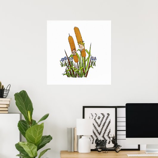 Poster Queue (Bureau à domicile)